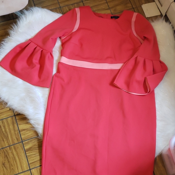 Eloquii Dresses & Skirts - Eloqui Flare Sleeve Scuba  Dress